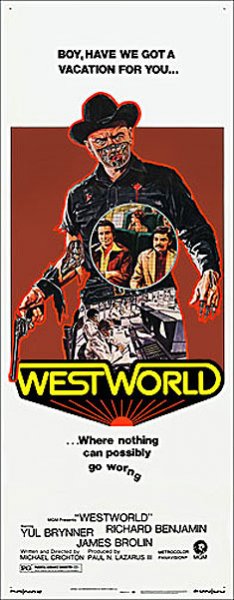 Westworld 1973 Insert Card Poster Reproduction
