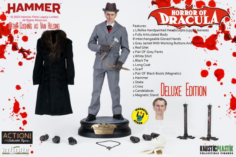 Horror of Dracula Van Helsing (Deluxe Edition) 1/6 Scale Figure - Click Image to Close