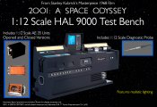 2001: A Space Odyssey Hal 9000 Test Bench 1/12 Scale Replica for (6" Executive Collection) Figures