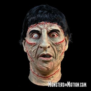 Frankenstein Curse of Frankenstein 1957 Hammer Horror Series Films Deluxe Latex Mask Christopher Lee