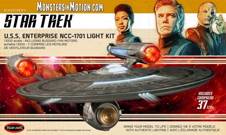 Star Trek Discovery Enterprise NCC-1701 1/1000 Scale Model Light Kit - Click Image to Close