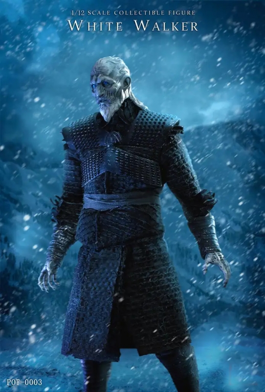 White Walker Zombie Draugr 1/12 Scale Figure With Horse LIMITED EDITION - Click Image to Close