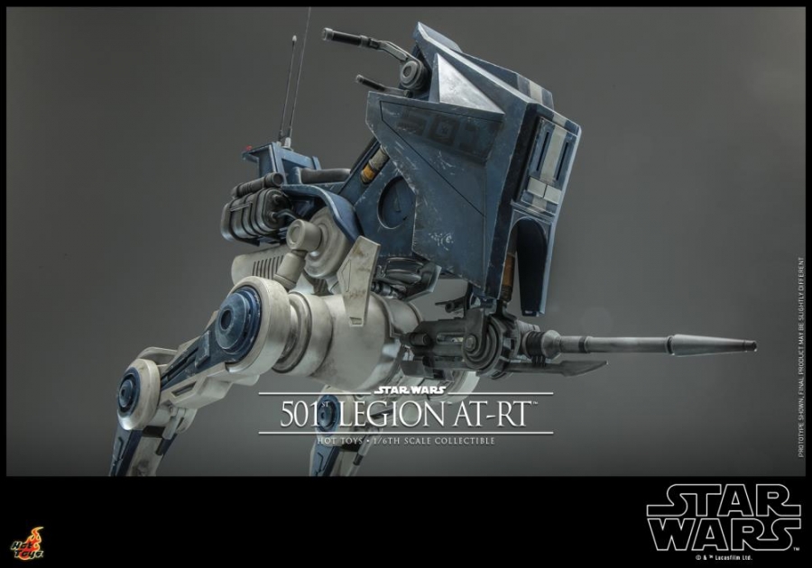 Star Wars: The Clone Wars 501st Legion AT-RT 1/6 Scale Collectible Vehicle by Hot Toys - Click Image to Close