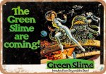 Green Slime 1968 Movie 10" x 14" Metal Sign