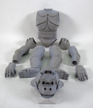 King Kong Escapes Mecha Kong Billiken Vinyl Model Kit Partially Built