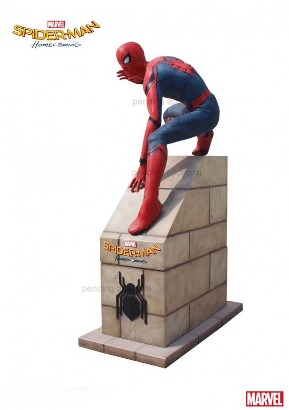 Spider-Man Homecoming Life-Size Statue - Click Image to Close