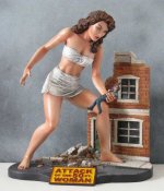 Attack of the 50 Foot Woman Model Kit #2 Building Diorama Version