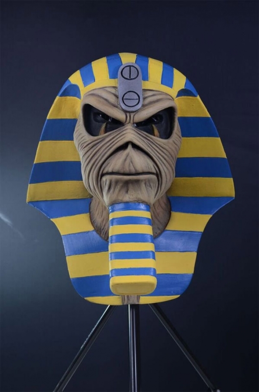 Iron Maiden Powerslave Pharaoh Eddie Latex Pullover Mask - Click Image to Close
