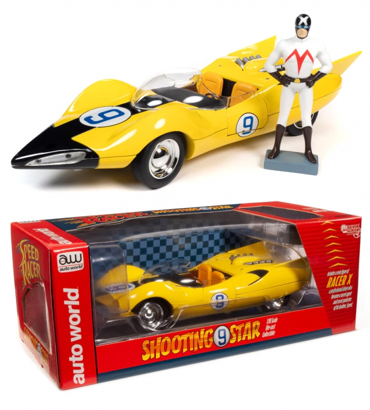 Speed Racer Racer X Shooting Star 1/18 Scale Diecast Car Replica - Click Image to Close