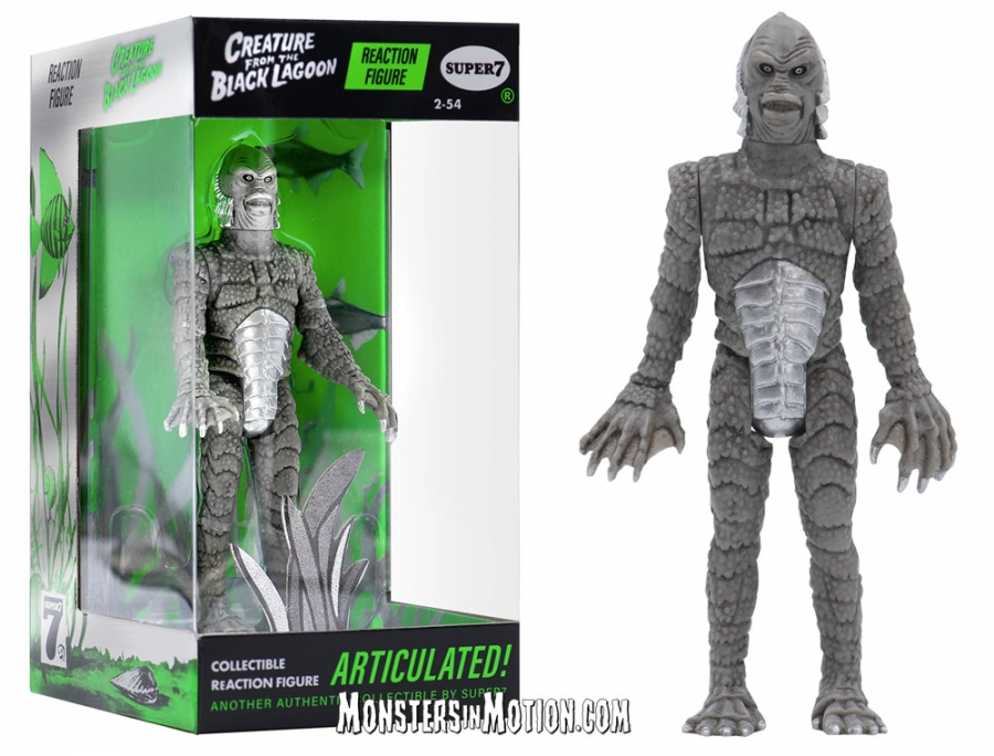 Creature from the Black Lagoon B&W Version 3.75 Inch Boxed Figure - Click Image to Close