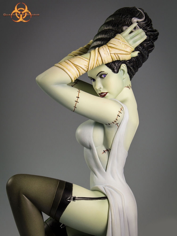 Bride of Frankenstein Death Becomes Her Statue - Click Image to Close
