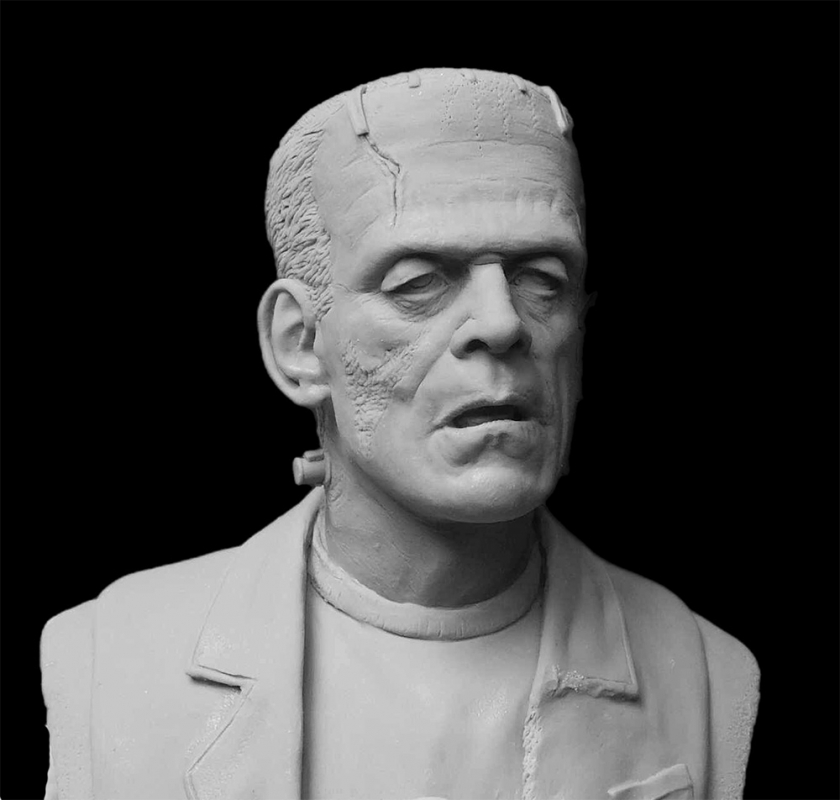 Blind Man and the Monster 1/4 Scale Bust Model Kit - Click Image to Close