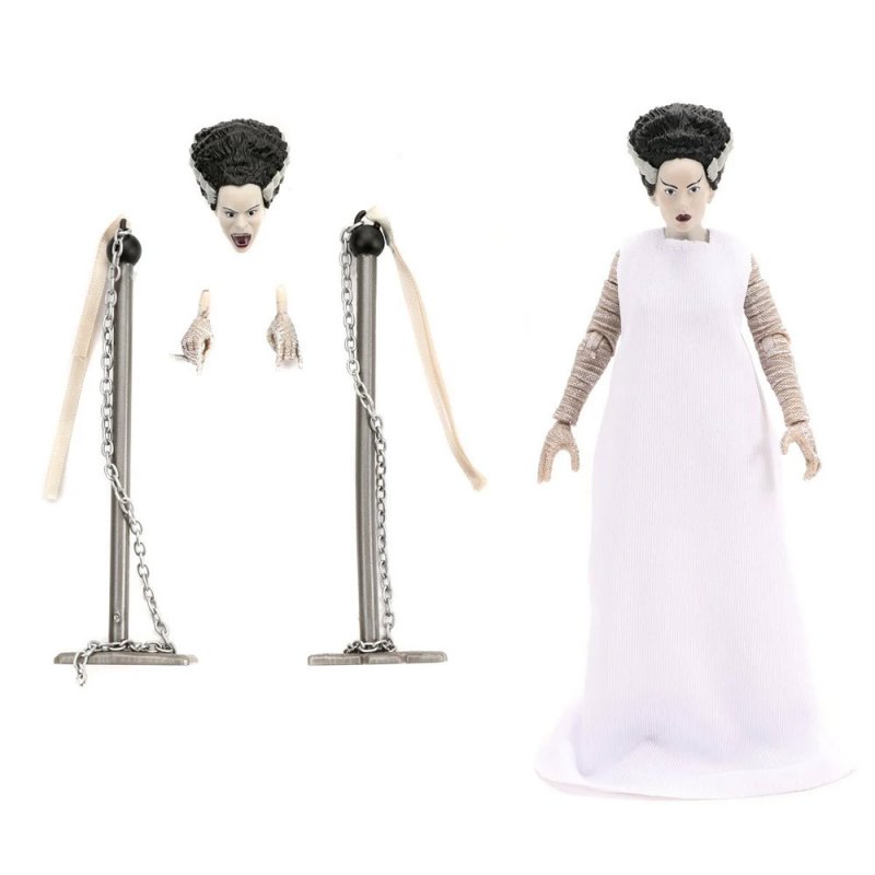 Bride of Frankenstein 6-Inch Scale Action Figure Universal Monsters Elsa Lanchester - Click Image to Close