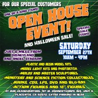 Open House Event Saturday September 27th