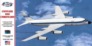 NASA Convair 990 Coronado 1/135 Scale Model Kit by Atlantis