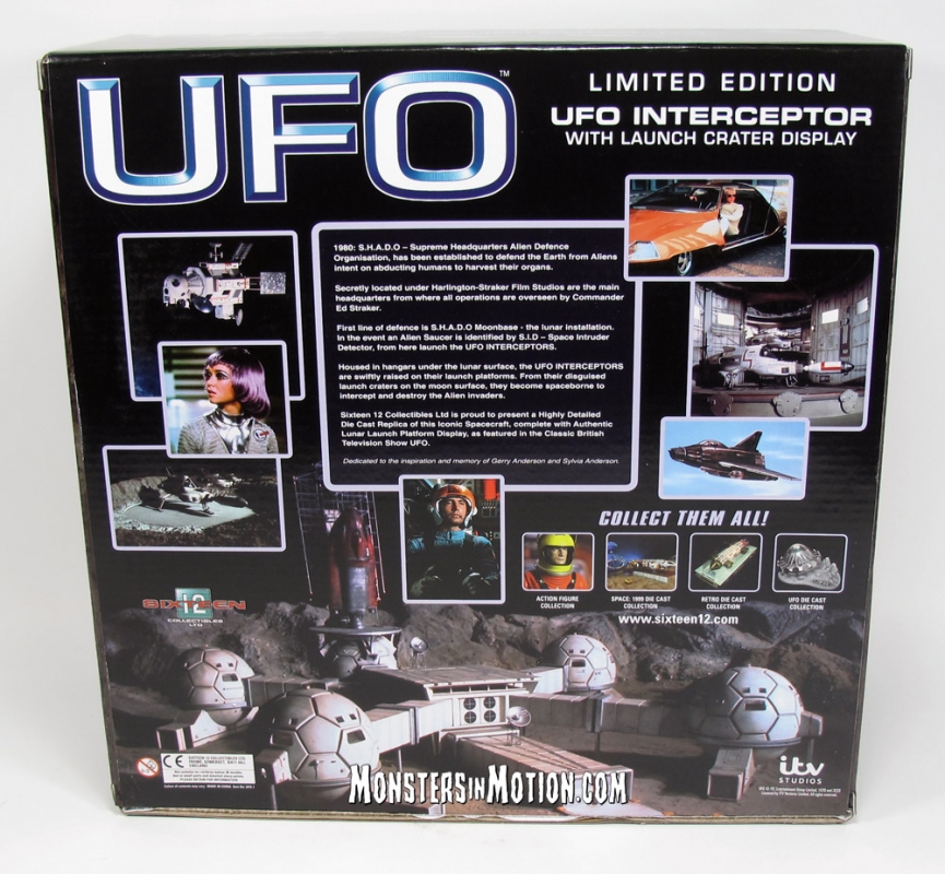 UFO TV Series Interceptor Diecast Replica Gerry Anderson (PERFECT MINT) by Sixteen 12 - Click Image to Close
