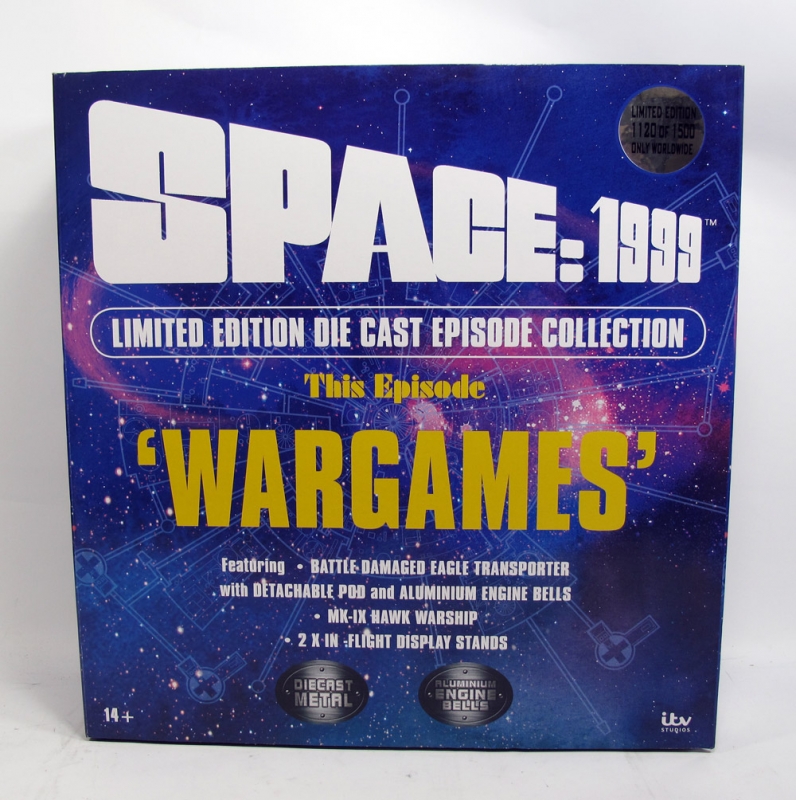 Space 1999 Wargames Diecast Eagle Transporter and HAWK Spaceship Deluxe Set - Click Image to Close