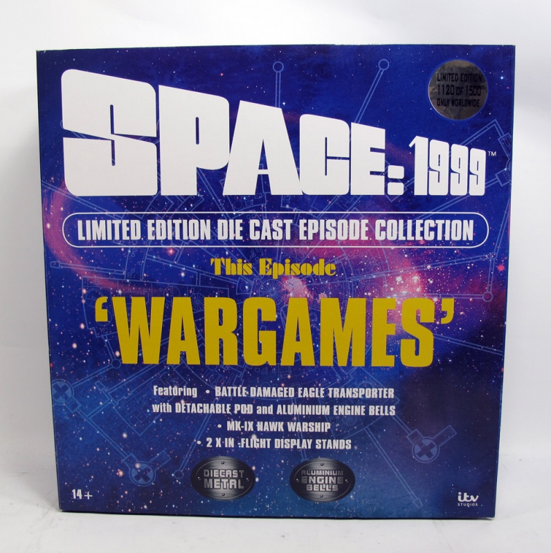 Space 1999 Wargames Diecast Eagle Transporter and HAWK Spaceship Deluxe Set by Sixteen 12 - Click Image to Close
