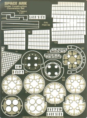 When Worlds Collide Space Ark Plastic Model Kit Photoetch Set