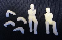 Voyage to the Bottom of the Sea Flying Sub 1/32 Seated Figures