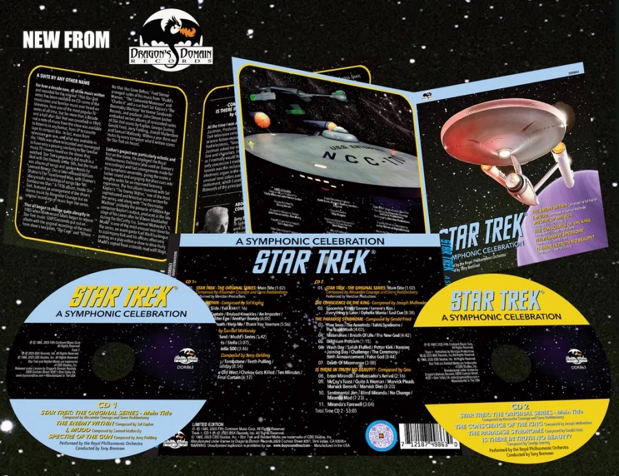 Star Trek TOS A Symphonic Celebration 2-CD Set - Click Image to Close