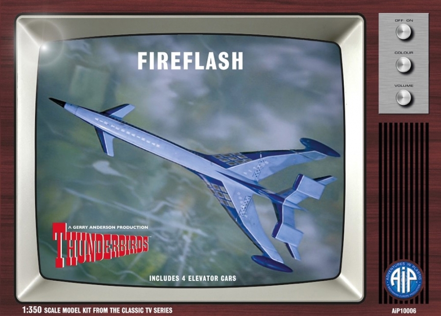 Thunderbirds Fireflash 1/350 Scale Model Kit - Click Image to Close