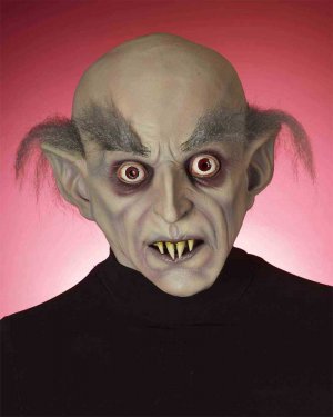 Nosferatu 1922 Max Shreck Old Man Vampire Mask RARE OOP