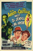Abbott and Costello Meet Dr. Jekyll and Mr. Hyde 1953 One Sheet Poster Reproduction