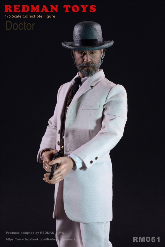 Django Doc Dr. King Schultz 1/6 Scale Figure by Redman - Click Image to Close