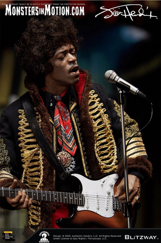 Jimi Hendrix 1/6 Scale Premium Figure by Blitzway - Click Image to Close