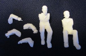 Voyage to the Bottom of the Sea Flying Sub 1/32 Seated Figures
