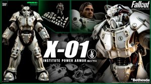 Fallout X-01 Institute Power Armor 1/6 Scale Figure by ThreeZero