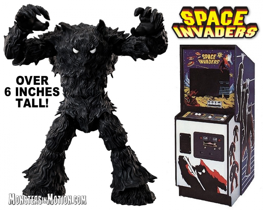 Space Invaders Video Game Monster Figma Figure from Japan - Click Image to Close
