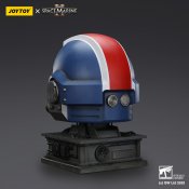 Warhammer 40K Ultramarines Lieutenant Titus MKX Helmet & Display Stand 1/1 Scale Replica