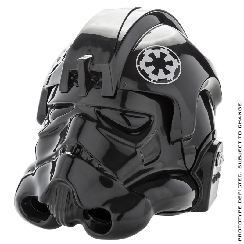 Star Wars Masks TIE Pilot Helmet Prop Replica - Click Image to Close