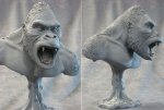 King Kong 9 Inch Bust Model Kit