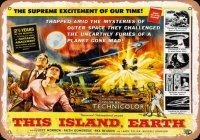 This Island Earth 1955 Style 4 Metal Sign