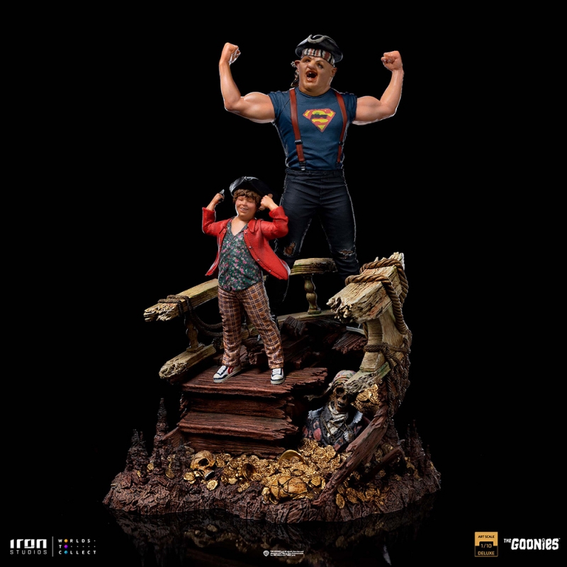 Goonies Sloth and Chunk Deluxe Statue by Iron Studios - Click Image to Close