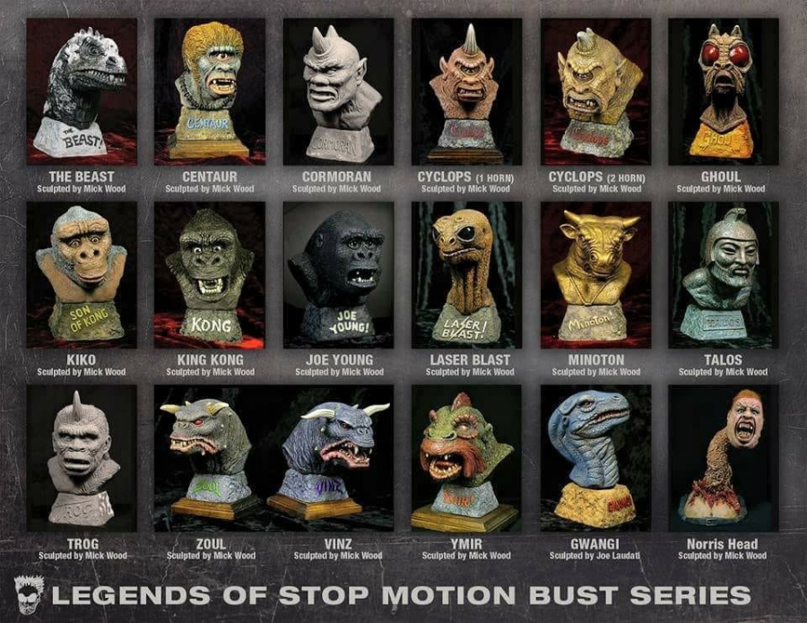 Ghostbusters Vinz Legends of Stop Motion Bust Model Kit by Mick Wood - Click Image to Close
