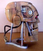 Judge Dredd ABC Lifesize Warrior Robot Head Model Kit