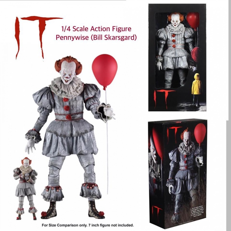 It 2017 Pennywise 1/4 Scale Figure by Neca - Click Image to Close