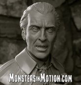 Dracula Christopher Lee 1/4 Scale Bust Model Kit by Jeff Yagher
