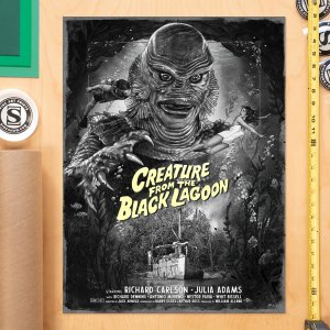 Creature From the Black Lagoon (Silver Screen) Movie Poster LIMITED TO 150 PIECES