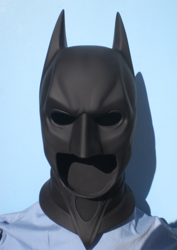 Batman Dark Knight Cowl Mask Prop Replica - Click Image to Close