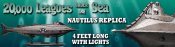 20,000 Leagues Under the Sea - 4 Foot Disney Nautilus