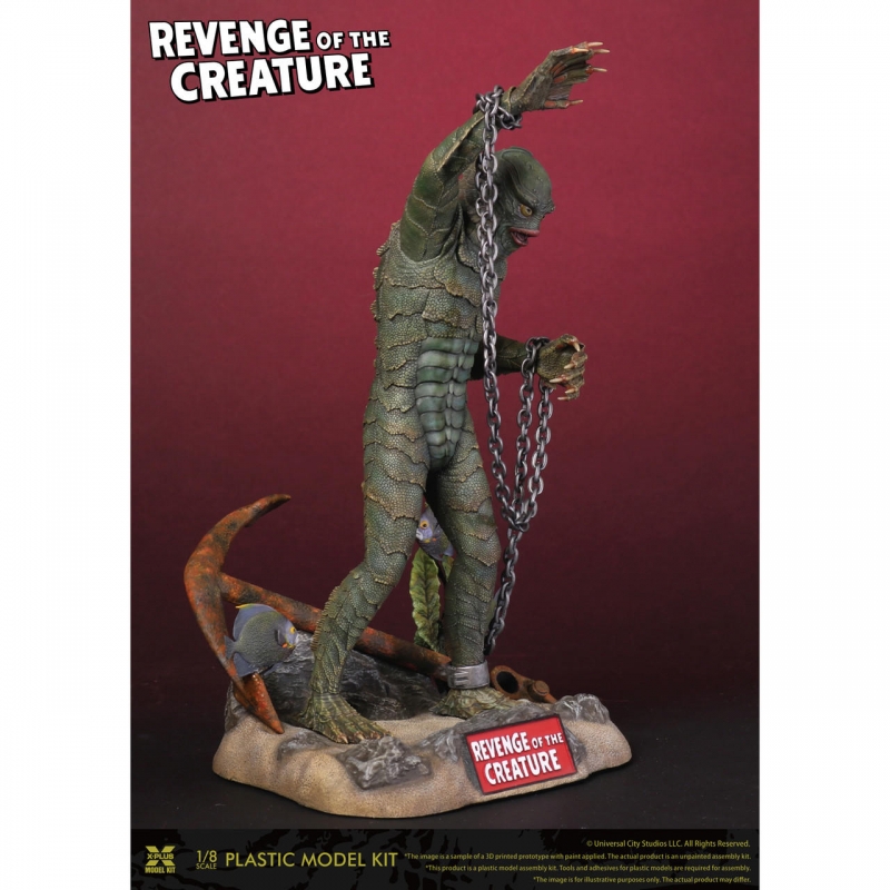 Revenge of the Creature from the Black Lagoon Plastic Model Kit By X-Plus - Click Image to Close