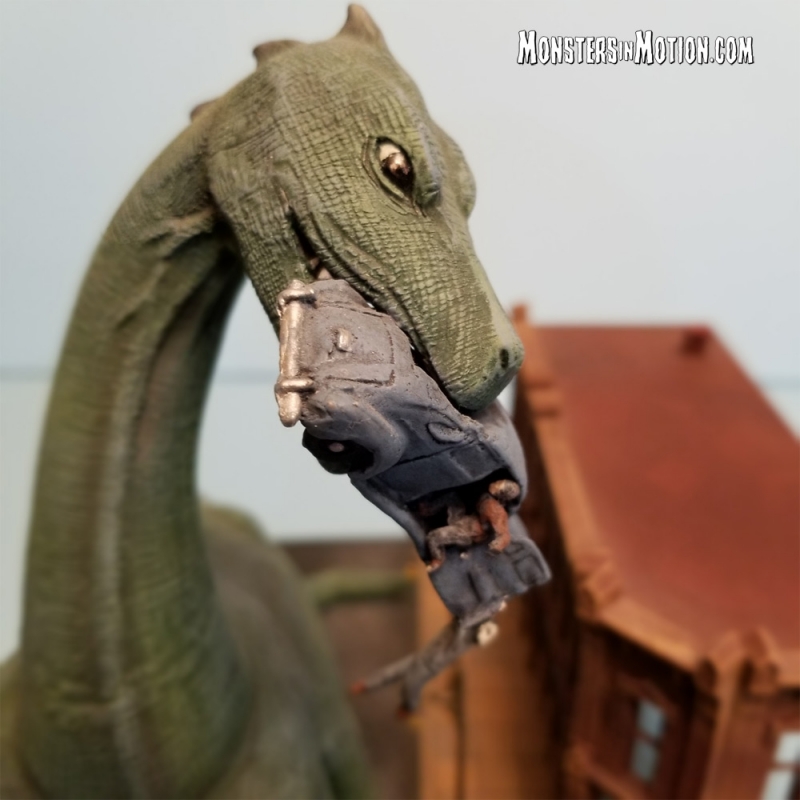 Giant Behemoth 1959 Poster Diorama Model Kit - Click Image to Close