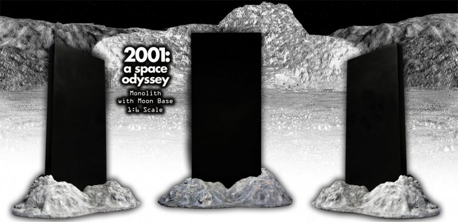 2001: A Space Odyssey 1/6 Scale Monolith and Moon Base Diorama - Click Image to Close