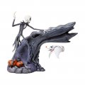 Nightmare Before Christmas Levitation Zero and Jack Skellington Grand Jester Studio Statue