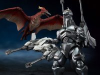 Godzilla vs. Mechagodzilla II S.H.MonsterArts Mechagodzilla, Garuda & Fire Rodan (Makuhari Decisive Battle Ver.) Figure Set